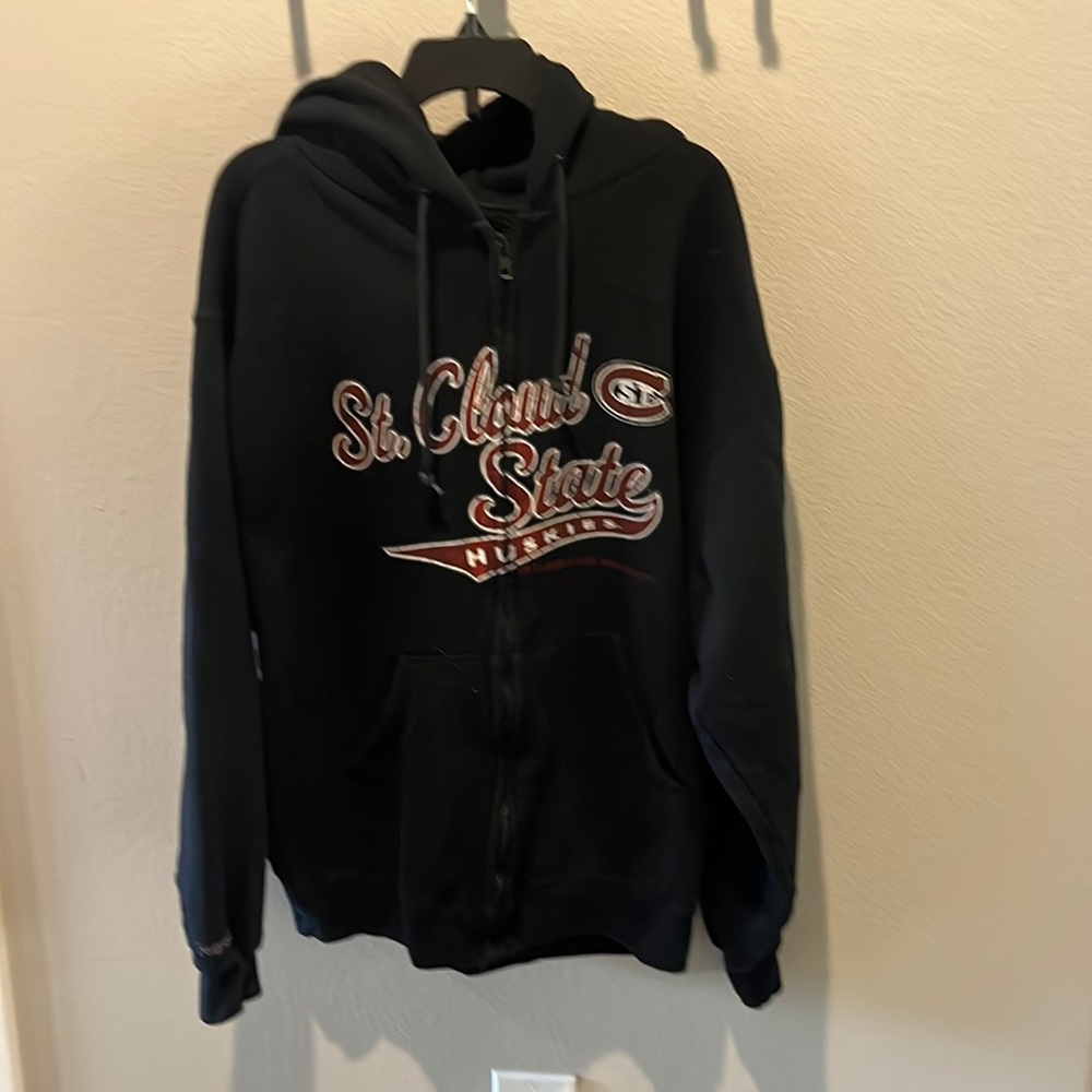 St. Cloud State University SCSU Huskies Jansport Zip-up Hoodie Size Medium